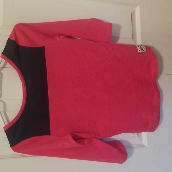 X-Girl 3/4 sleeve pink shirt - Picture 3 of 6